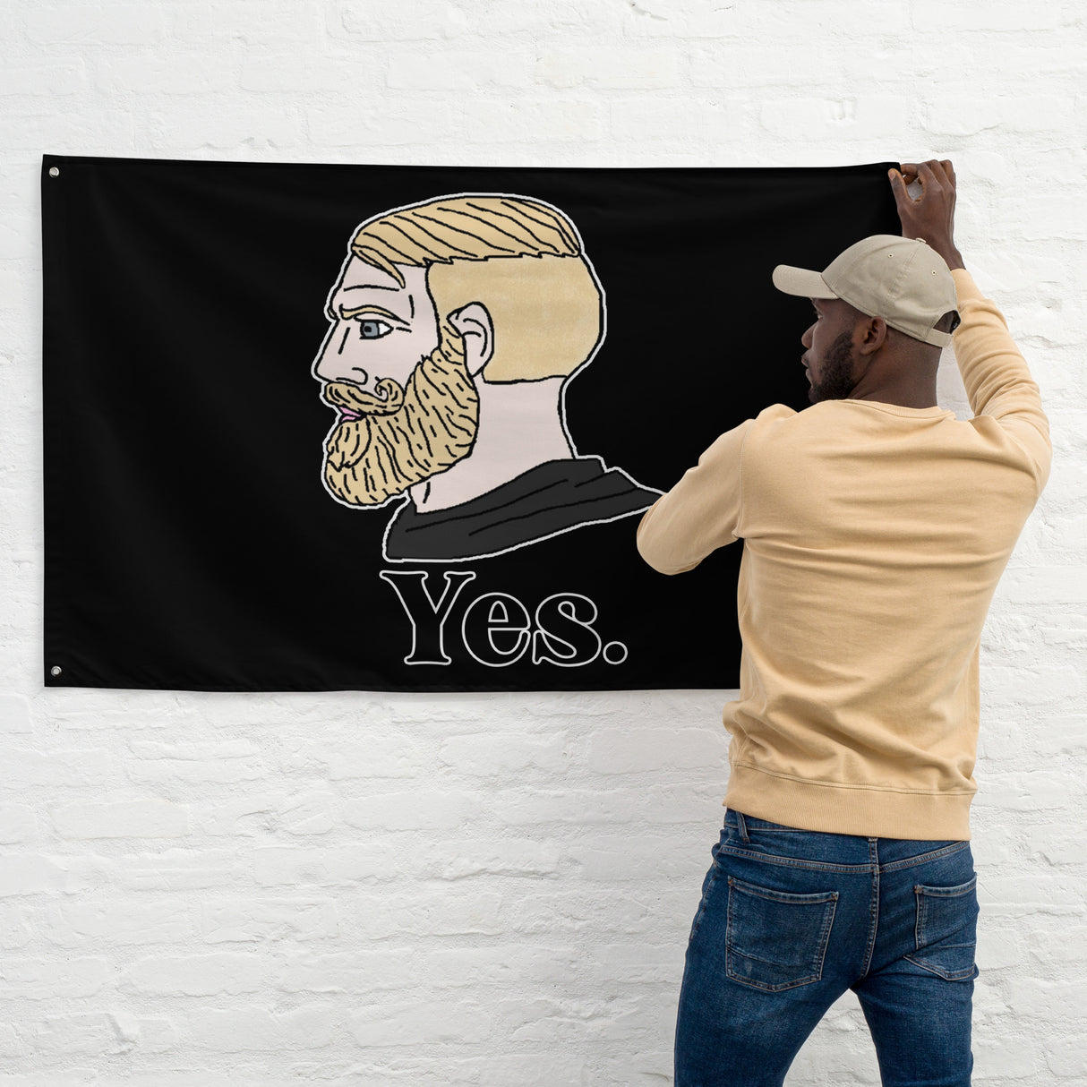 Yes Chad Meme Flag - Libertarian Country
