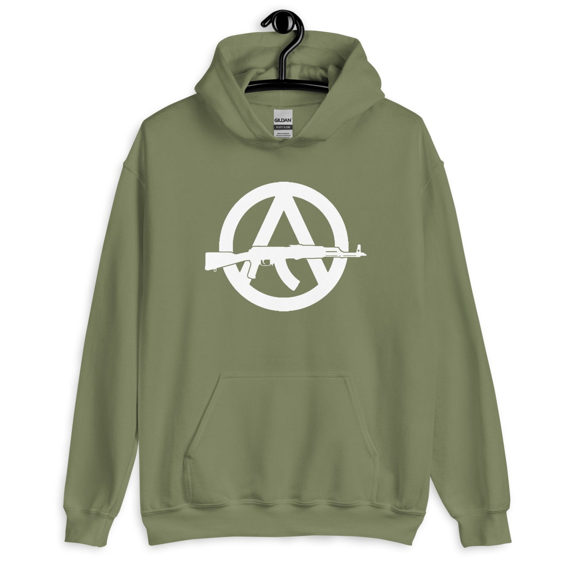 Anarchy Symbol AK 47 Hoodie – Libertarian Country