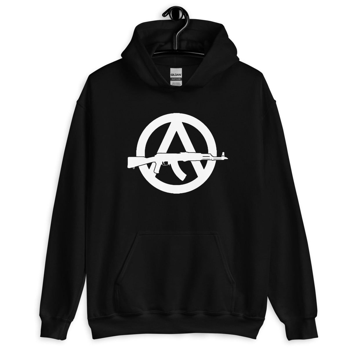 Anarchy Symbol AK 47 Hoodie – Libertarian Country