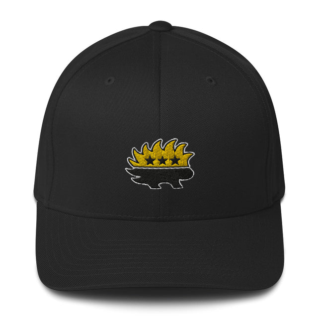 Black and Gold Libertarian Porcupine Hat