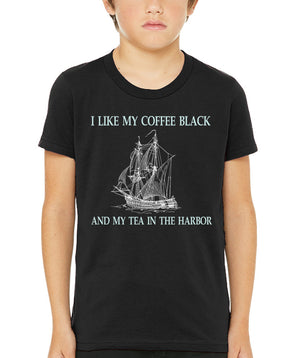 Tea in The Harbor Youth Shirt