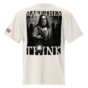 CORRUPT THE YOUTH // MAKE THEM THINK Oversized Tee