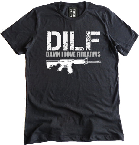 Damn I Love Firearms Shirt by Libertarian Country