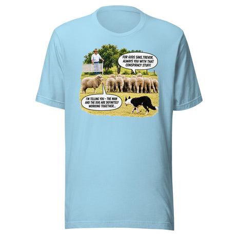 Dog Sheep Conspiracy Meme Shirt