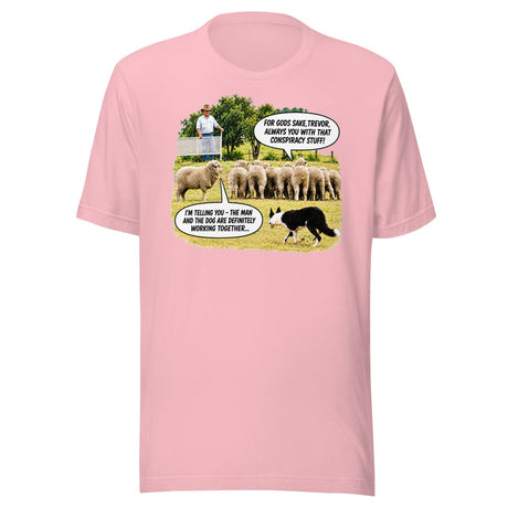 Dog Sheep Conspiracy Meme Shirt
