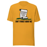 Don't Forget About The Epstein Client List Shirt