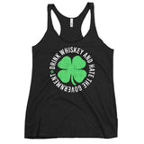 Drink Whiskey And Hate The Government Women's Racerback Tank