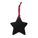 Ed Gein Plainfield Butcher Wooden Christmas Ornament