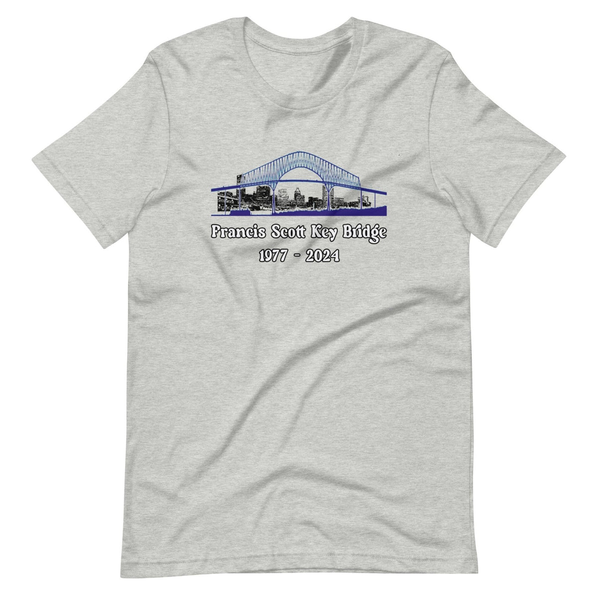 Key Bridge Tee Francis Scott Key Bridge Shirt – Libertarian Country