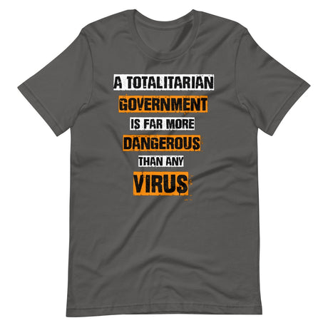 Government More Dangerous Than Any Virus Shirt