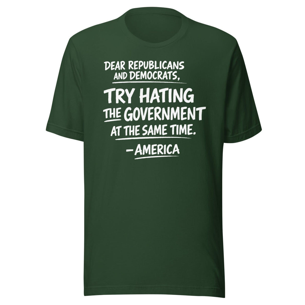 Hate The Government At The Same Time Shirt