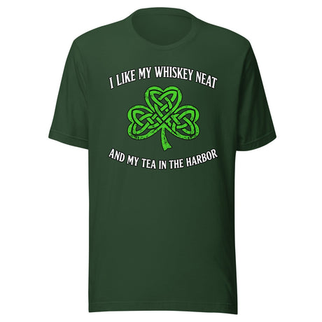 I Like My Whiskey Neat And My Tea In The Harbor Shirt