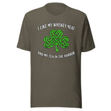 I Like My Whiskey Neat And My Tea In The Harbor Shirt