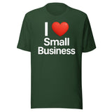I Love Small Business Shirt