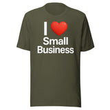 I Love Small Business Shirt