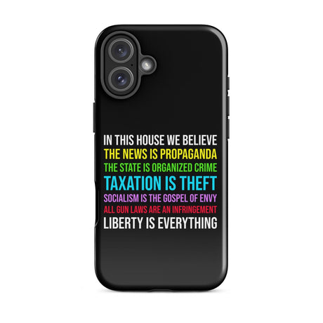 In This House Libertarian Version iPhone® Case