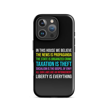 In This House Libertarian Version iPhone® Case