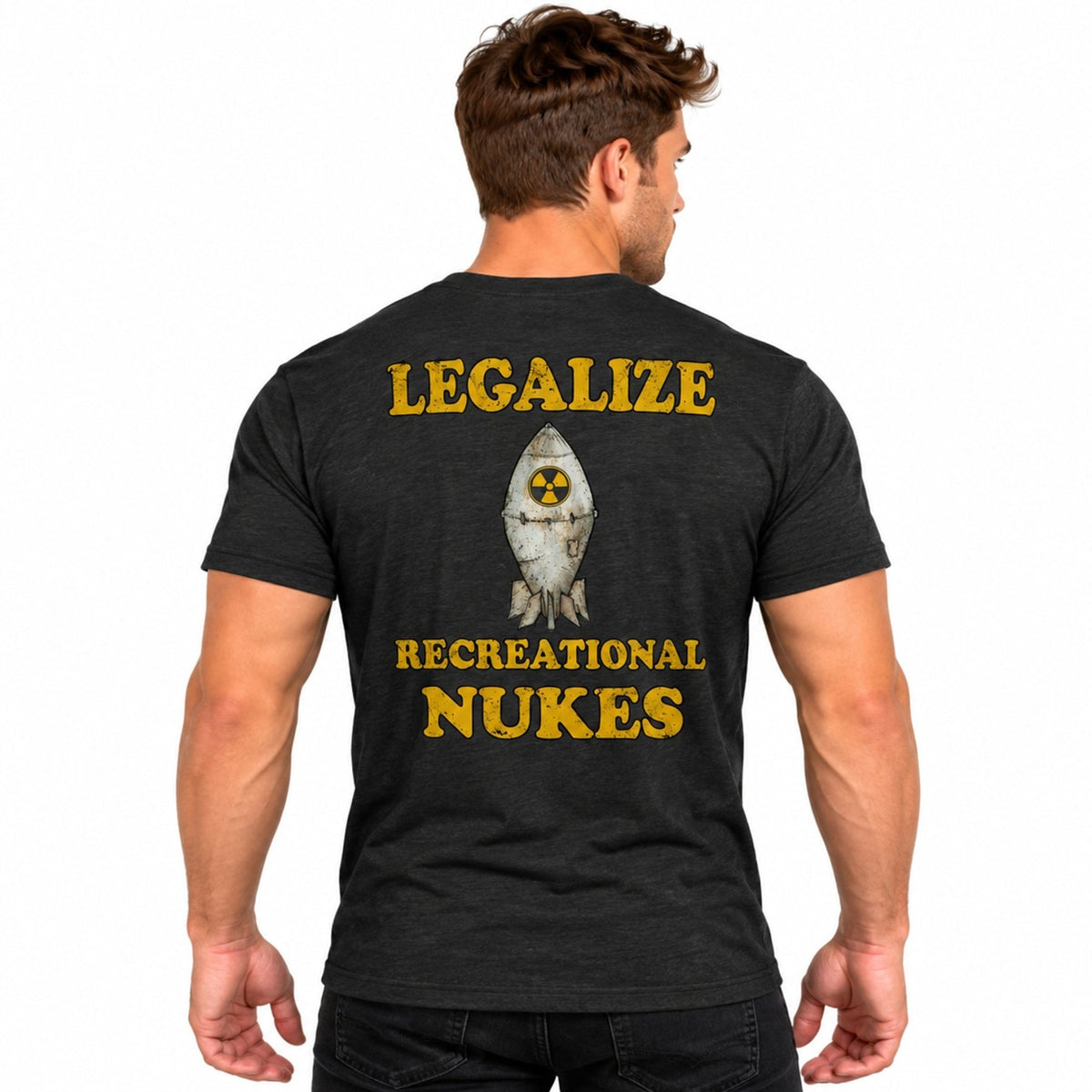 Legalize Recreational Nukes Back Print Shirt