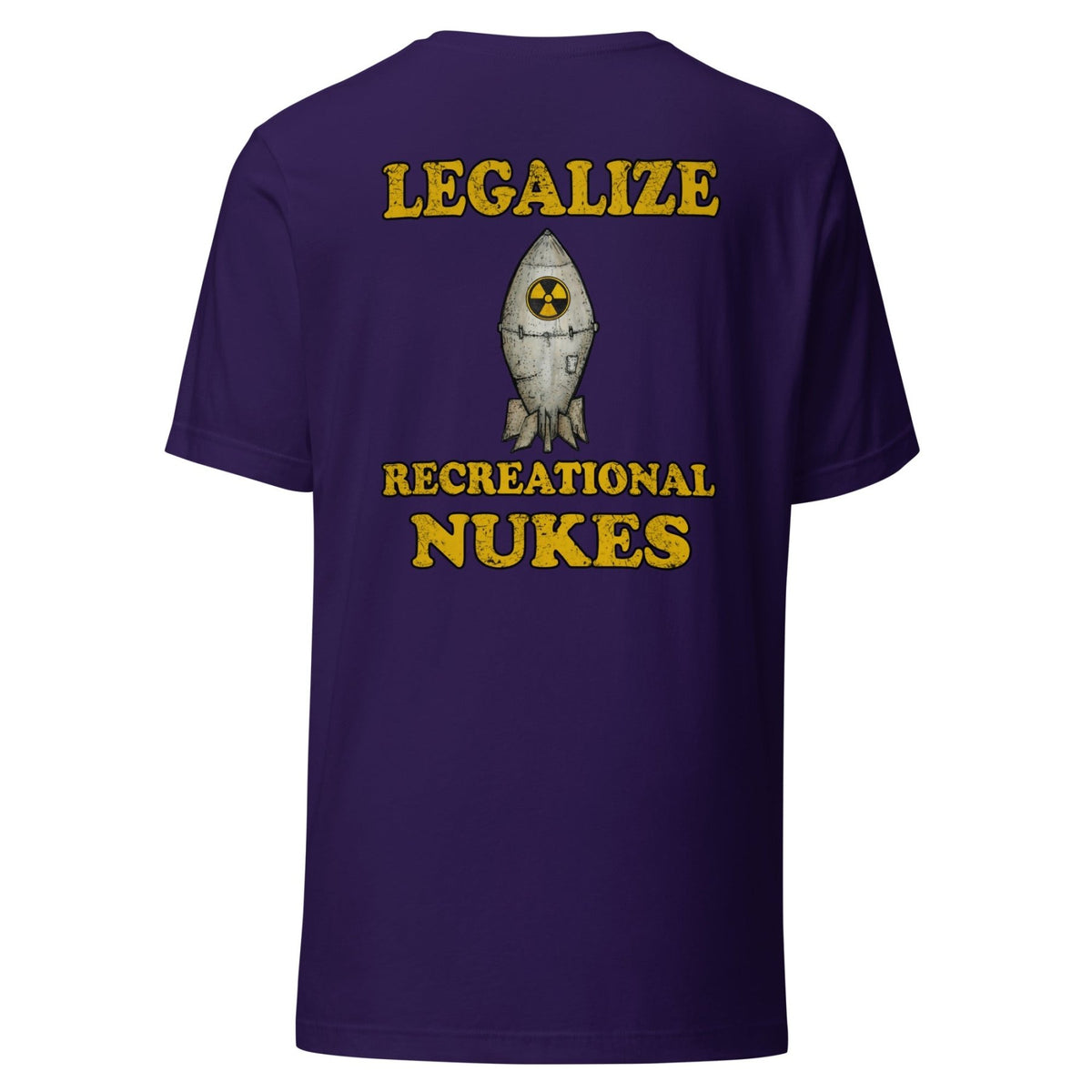 Legalize Recreational Nukes Back Print Shirt