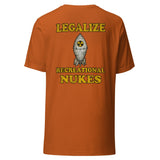Legalize Recreational Nukes Back Print Shirt