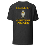Legalize Recreational Nukes Back Print Shirt