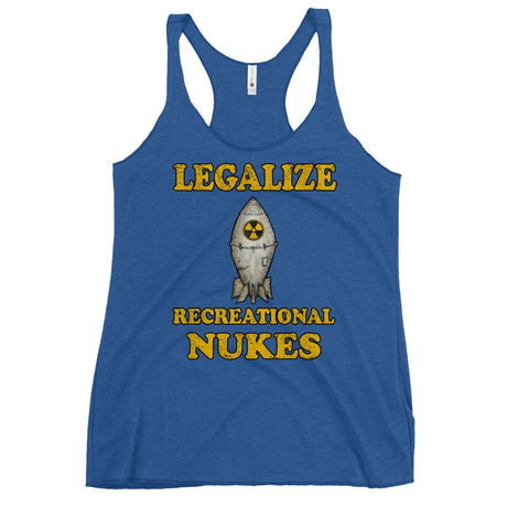Legalize Recreational Nukes Women's Racerback Tank