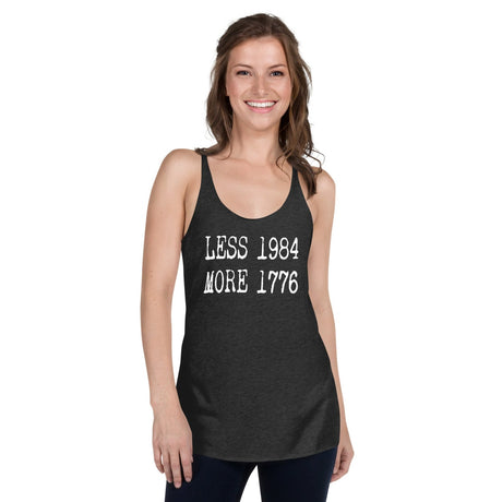 Less 1984 More 1776 Women's Racerback Tank
