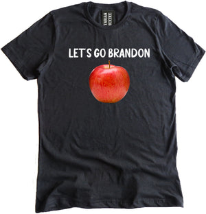 Let's Go Brandon Apple Shirt by Libertarian Country