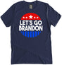 Let's Go Brandon Circle Stars Bars Shirt