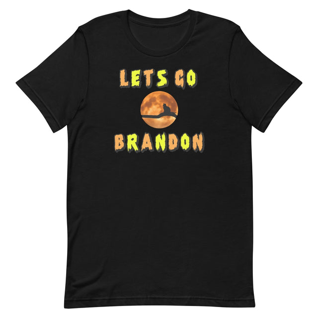Let's Go Brandon Halloween Black Cat Shirt