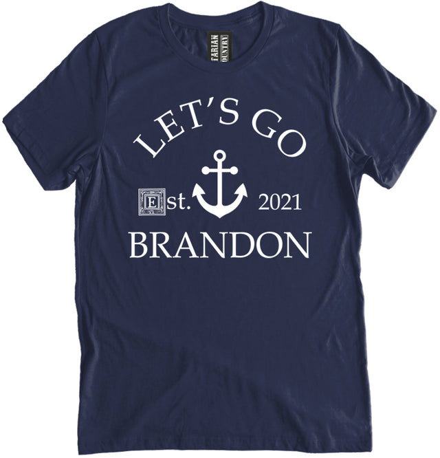 Let's Go Brandon Nautical Anchor Shirt