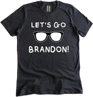 Let's Go Brandon Nerd Glasses Shirt
