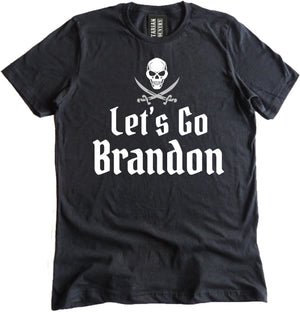 Let's Go Brandon Pirate Skull Shirt