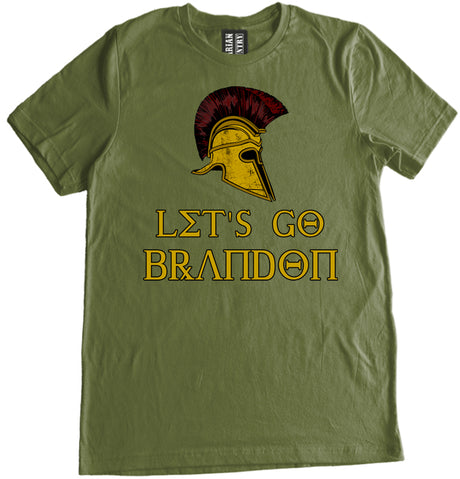 Let's Go Brandon Spartan Helmet Shirt