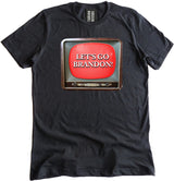 Let's Go Brandon Old Tv Shirt by Libertarian Country