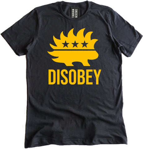 Libertarian Porcupine Disobey Shirt