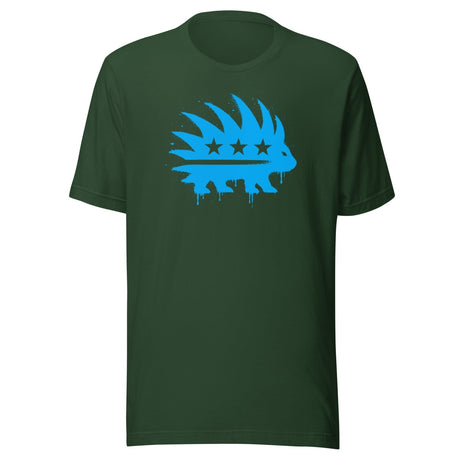 Libertarian Spray Painted Porcupine Shirt