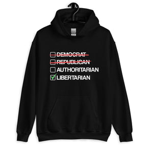 Libertarian vs Authoritarian Hoodie