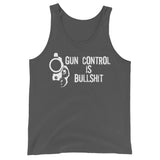 Gun Control is Bullshit Tank Top - Libertarian Country