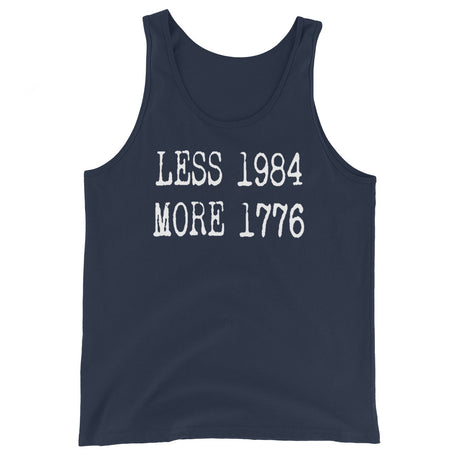 Less 1984 More 1776 Tank Top - Libertarian Country