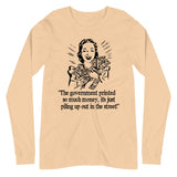 Money Piling Up Hyperinflation Premium Long Sleeve Shirt