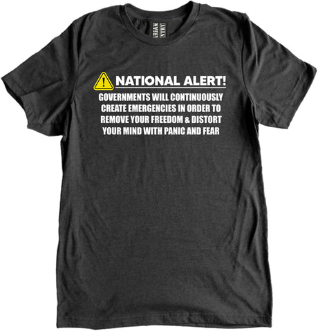 National Alert Shirt by Libertarian Country