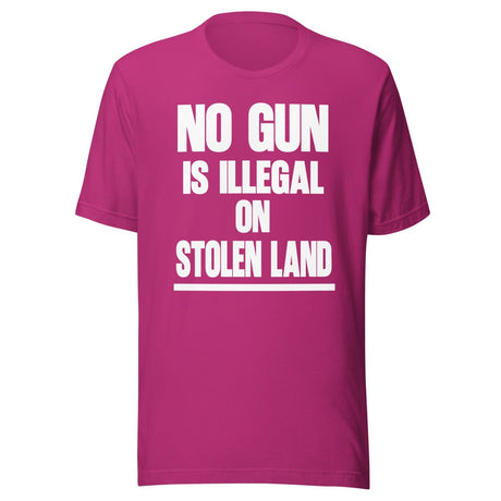 No Gun Is Illegal On Stolen Land Shirt
