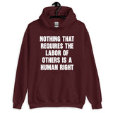 Nothing That Requires The Labor of Others Hoodie