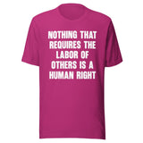 Nothing That Requires The Labor of Others Shirt