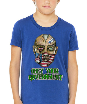 Obey Your Government Zombie Youth Shirt