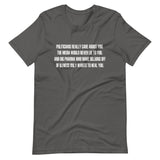 Politicians Really Care About You Shirt