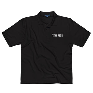 Fuck The Feds Embroidered Polo - Libertarian Country