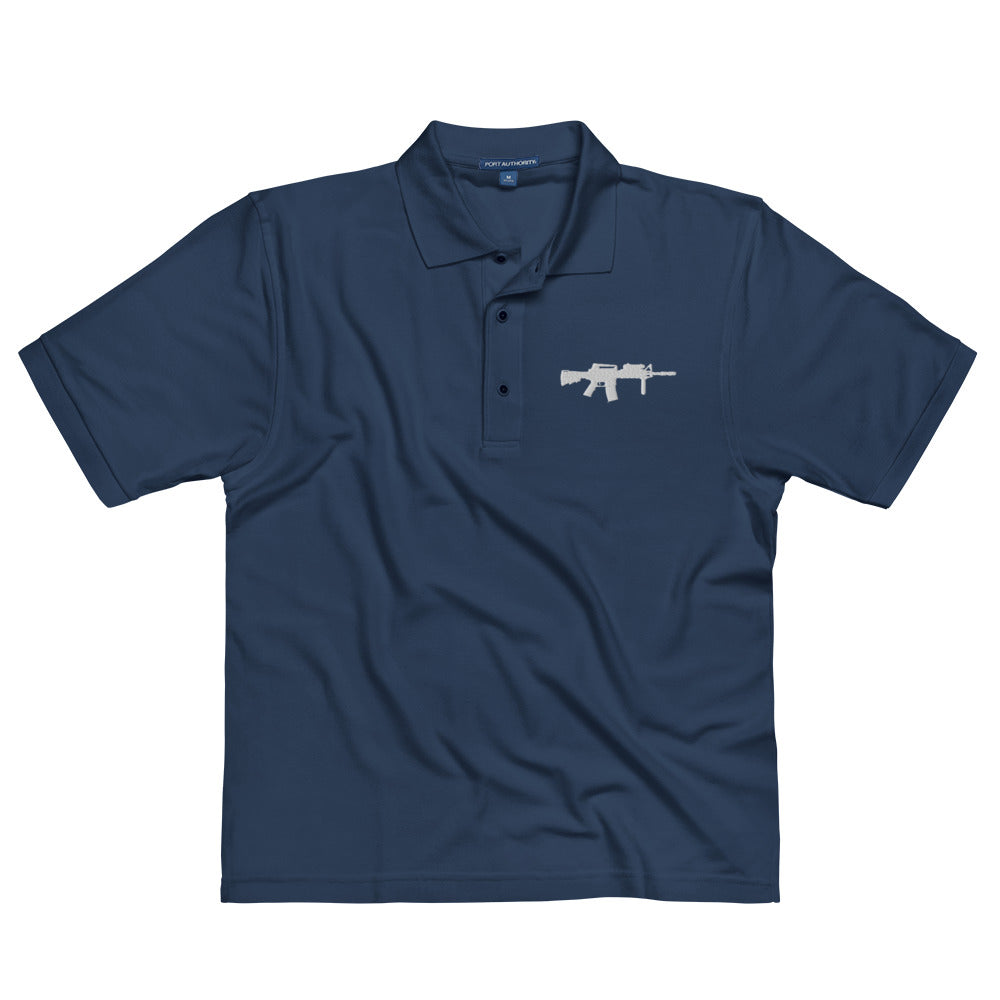 AR-15 Embroidered Polo - Libertarian Country