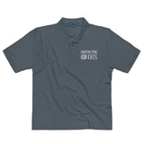 Defund The IRS Embroidered Polo - Libertarian Country